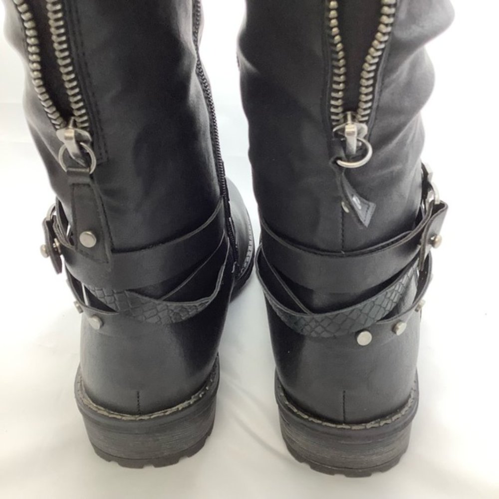 NEW ReLife Debra Knee High Boot in Black - Picture 9 of 11
